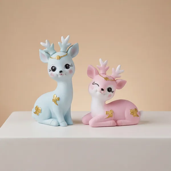 Set_Of_2_Cute_Deer_Resin_Figurines_Pastel_Pink_And_Blue_Reindeer_Statues_For_Home_Decor_Office_Desk_And_Car_Dashboard