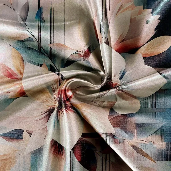 Homiee_Cotton_Blend_Double_Flat_280_Tc_Floral_1_Summer_Bedsheet_With_2_Pillow_Covers_(Silk)