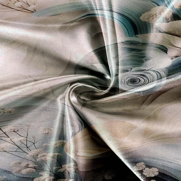 Homiee_Cotton_Blend_Double_Flat_280_Tc_Floral_1_Summer_Bedsheet_With_2_Pillow_Covers_(Jet_Grey)