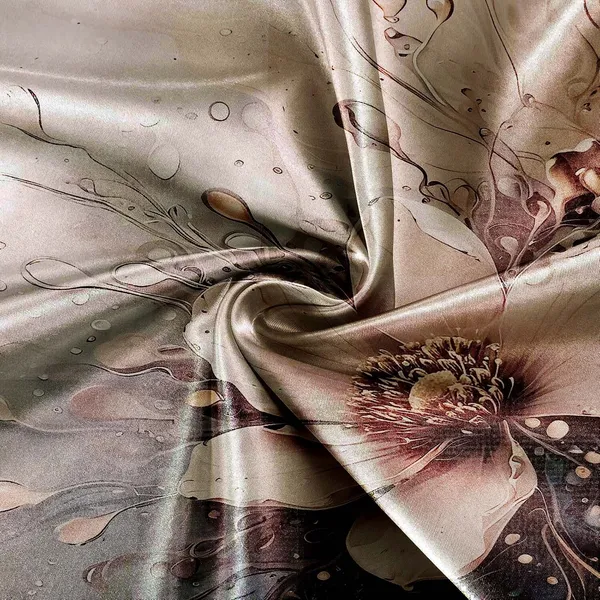 Homiee_Cotton_Blend_Double_Flat_280_Tc_Floral_1_Summer_Bedsheet_With_2_Pillow_Covers_(Grey_Nickel)