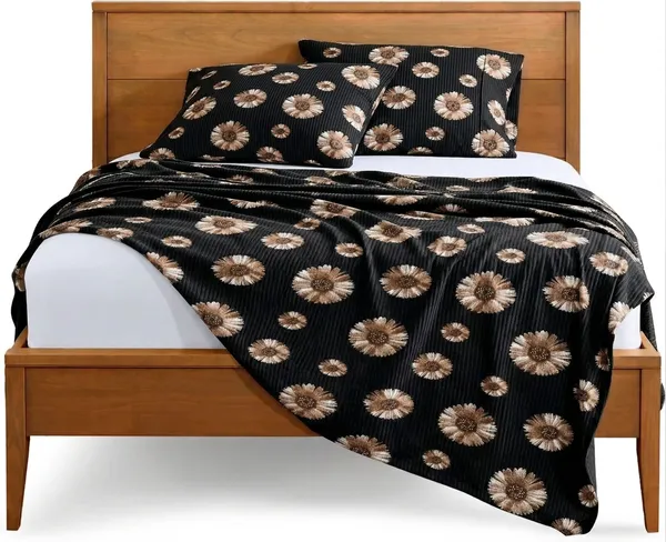 Homiee_Cotton_Double_Flat_280_Tc_Floral_1_Summer_Bedsheet_With_2_Pillow_Covers_(Dune)