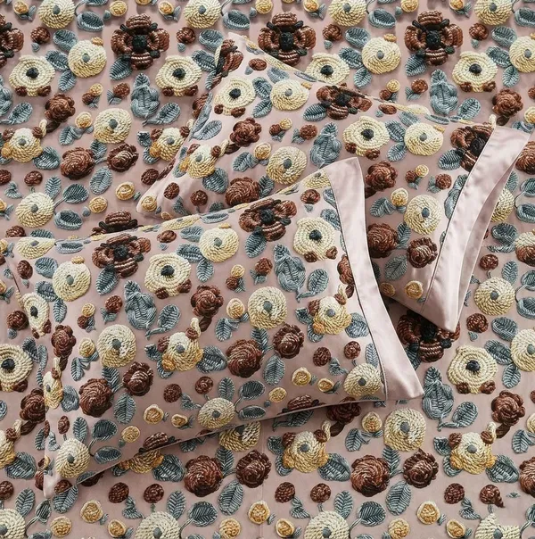 Homiee_Cotton_Double_Flat_280_Tc_Floral_1_Summer_Bedsheet_With_2_Pillow_Covers_(Cocoa)
