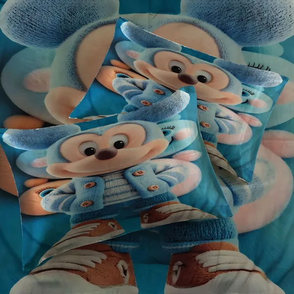 HOMIEE_Cotton_Double_Flat_344_TC_Cartoon_1_Summer_Bedsheet_with_2_Pillow_Covers_(Mickey_Mouse)