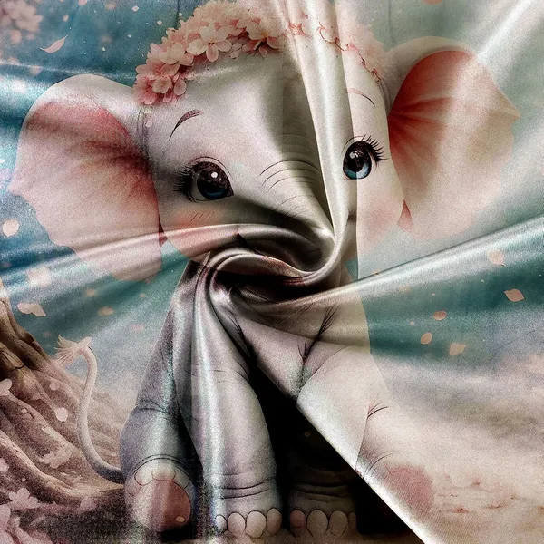 HOMIEE_Cotton_Double_Flat_344_TC_Cartoon_1_Summer_Bedsheet_with_2_Pillow_Covers_(Baby_Elephat)