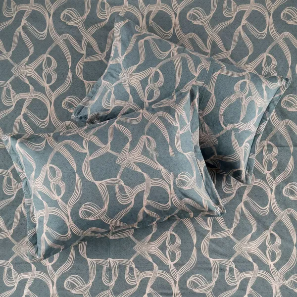 HOMIEE_Cotton_Single_Flat_244_TC_Floral_1_Summer_Bedsheet_with_2_Pillow_Covers_(Pale_Sky)