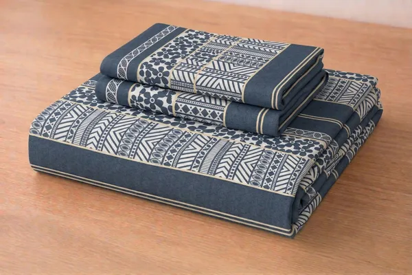 HOMIEE_Cotton_Single_Flat_244_TC_Floral_1_Summer_Bedsheet_with_2_Pillow_Covers_(Slate)