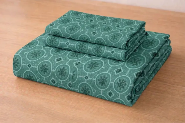 HOMIEE_Cotton_Single_Flat_244_TC_Floral_1_Summer_Bedsheet_with_2_Pillow_Covers_(Cadet)