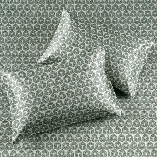 HOMIEE_Cotton_Single_Flat_244_TC_Floral_1_Summer_Bedsheet_with_2_Pillow_Covers_(Silver)