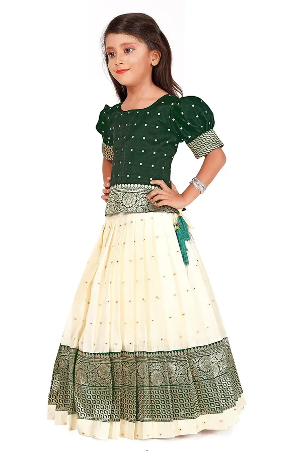 Feliz_The_Designer_Studio_Kids_Round_Neck_Half_Sleeve_Floral_South_Indian_Pattu_Pavadai_Readymade_Silk_Lehenga_Choli_For_Girls_Age1_10_Years