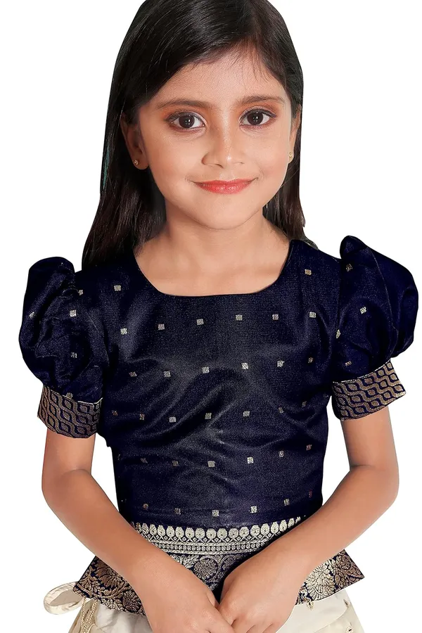 Feliz_The_Designer_Studio_Kids_Round_Neck_Half_Sleeve_Floral_South_Indian_Pattu_Pavadai_Readymade_Silk_Lehenga_Choli_For_Girls_Age1_10_Years