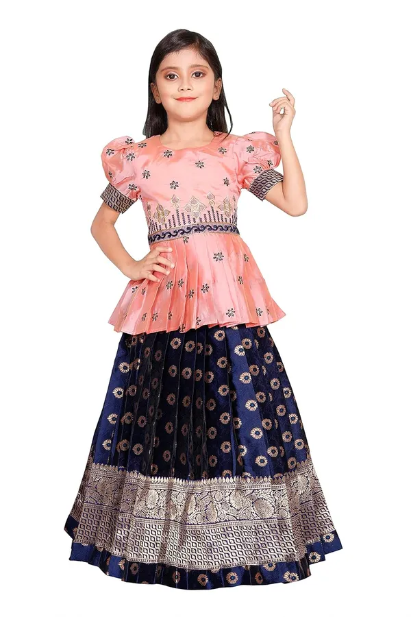 Feliz_The_Designer_Studio_Girl_S_Jacquard_Silk_Readymade_Lehenga_Choli