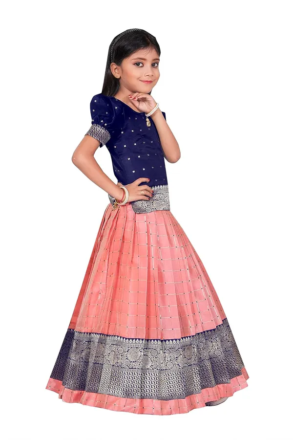 Feliz_The_Designer_Studio_Girl_S_Round_Neck_Half_Sleeve_Pattu_Pavadai_Silk_Lehenga_Choli_For_1_10_Years
