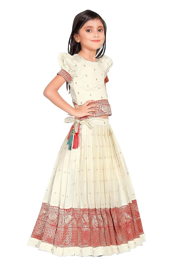 Feliz_The_Designer_Studio_Girl_S_Round_Neck_Half_Sleeve_Pattu_Pavadai_Silk_Lehenga_Choli_For_1_10_Years