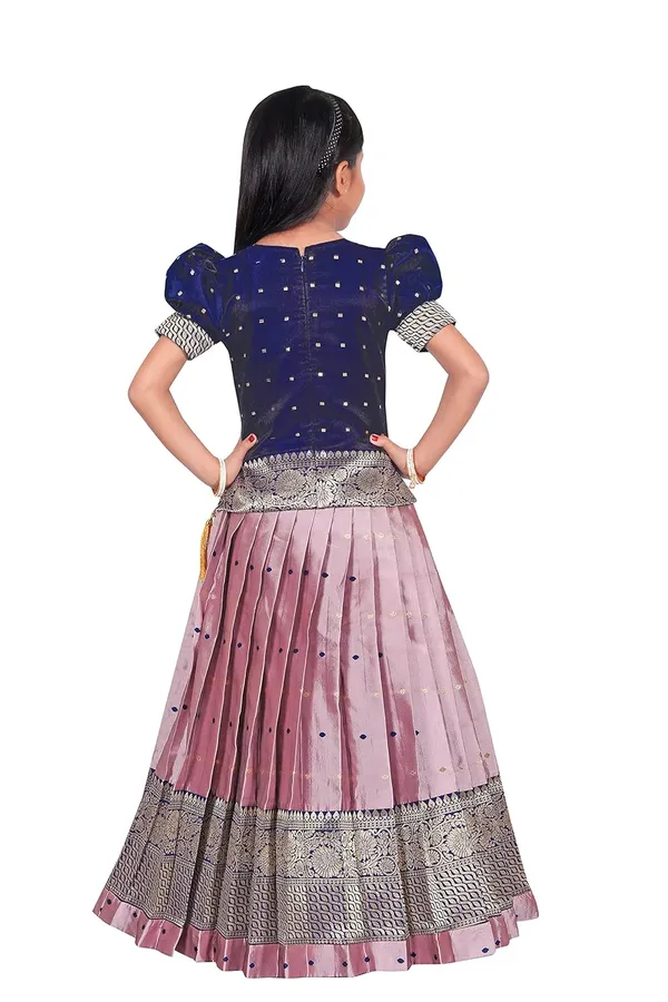 Feliz_The_Designer_Studio_New_South_Indian_Traditional_Pattu_Pavadai_Jecquard_Lehenga_Choli_For_Girls_Dress