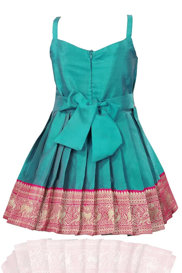 South_Indian_Traditional_Pattu_Pavadai_Tapeta_Silk_Frock_Dress_For_Baby_Girls