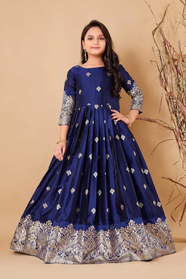 Feliz_The_Designer_Studio_Girls_Maxi_Length_Flared_Dress_Kids