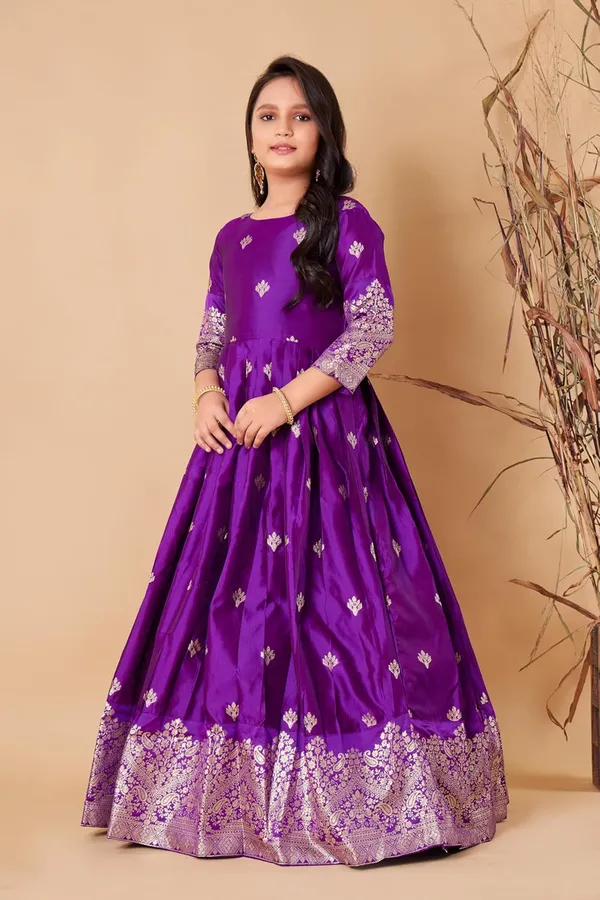 Feliz_The_Designer_Studio_Girls_Maxi_Length_Flared_Dress_Kids