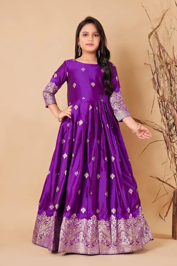 Feliz_The_Designer_Studio_Girls_Maxi_Length_Flared_Dress_Kids