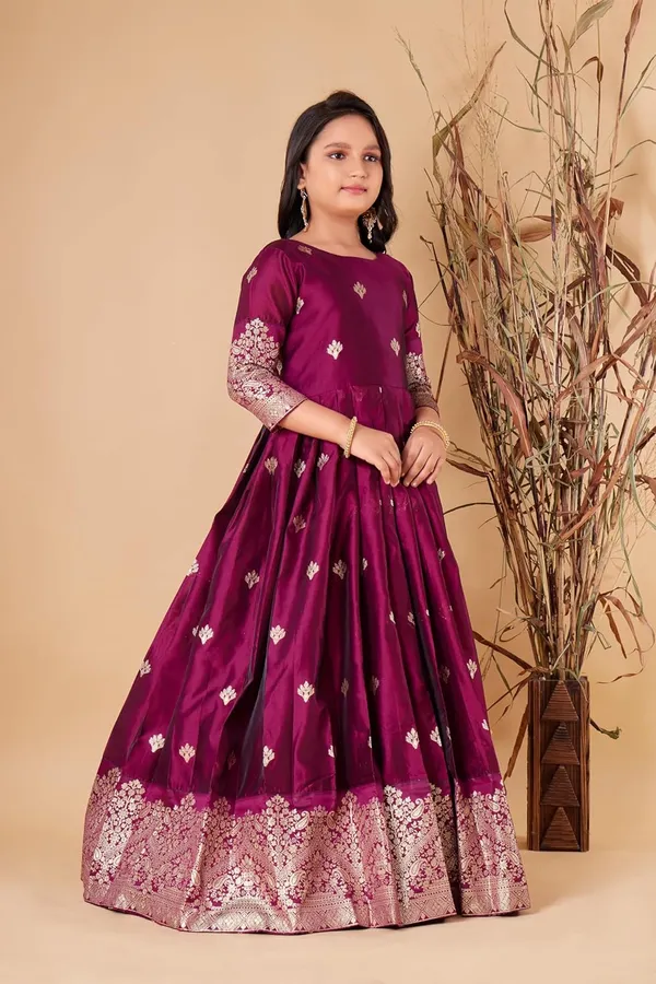 Feliz_The_Designer_Studio_Girls_Maxi_Length_Flared_Dress_Kids