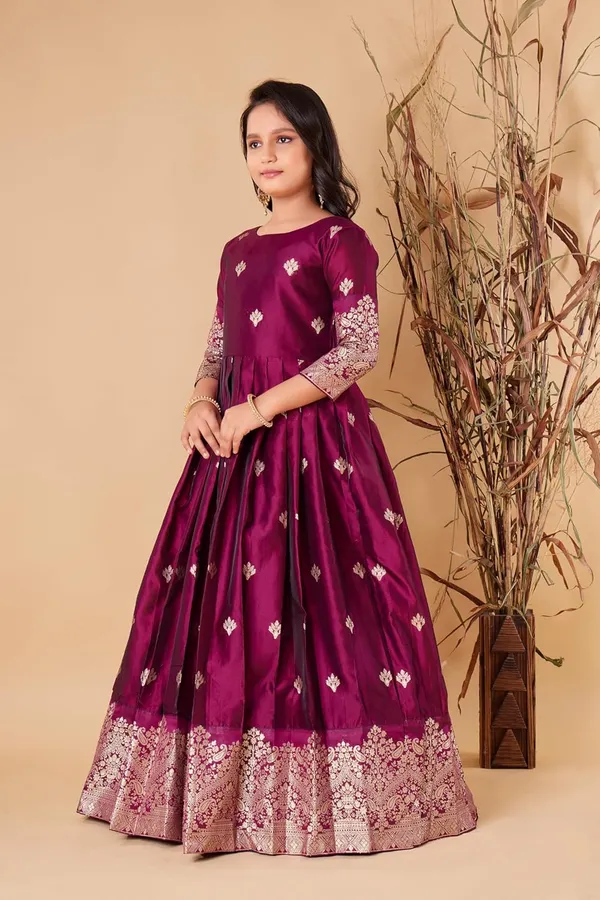 Feliz_The_Designer_Studio_Girls_Maxi_Length_Flared_Dress_Kids
