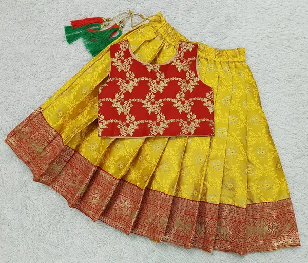 Feliz_The_Designer_Studio_Baby_Girl_S_Traditional_Readymade_Pattu_Pavadai_Lehenga_Choli_For_Kids