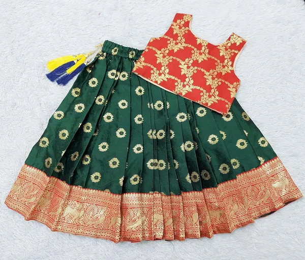 Feliz_The_Designer_Studio_Baby_Girl_S_Traditional_Readymade_Pattu_Pavadai_Lehenga_Choli_For_Kids