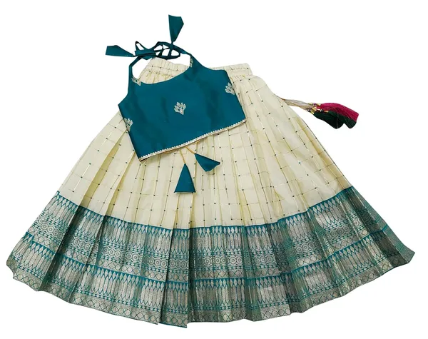 Feliz_The_Designer_Studio_Baby_Girls_Readymade_South_Indian_Pattu_Pavadai_Lehenga_Choli_Set_For_Kids