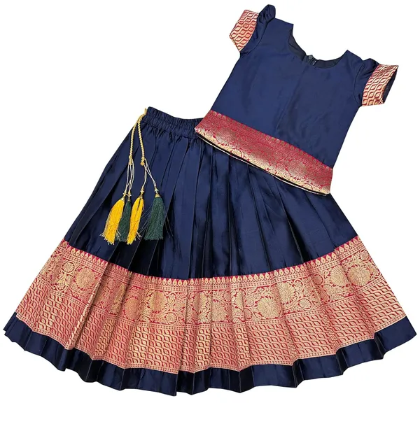 Feliz_The_Designer_Studio_Kids_South_Indian_Baby_Girls_Pattu_Pavadai_Lehenga_Choli_Set