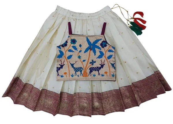 Feliz_The_Designer_Studio_Baby_Girls_South_Indian_Pattu_Pavadai_Lehenga_Choli_Set_For_Kids