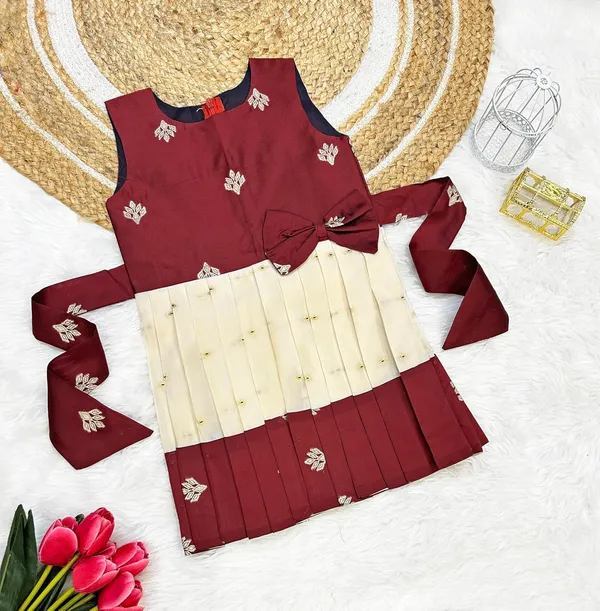 Feliz_The_Designer_Studio_South_Indian_Traditional_Pattu_Pavadai_Tapeta_Silk_Frock_Dress_For_Baby_Girls