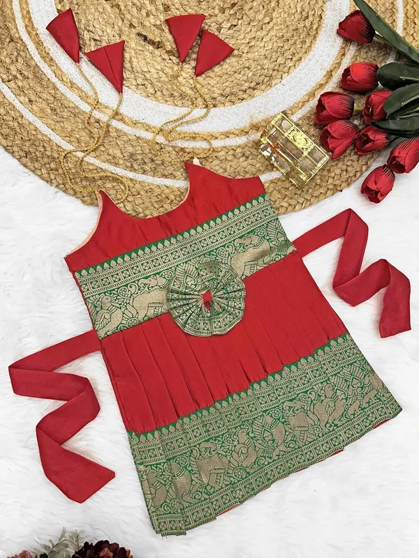Feliz_The_Designer_Studio_South_Indian_Traditional_Pattu_Pavadai_Tapeta_Silk_Frock_Dress_For_Baby_Girls