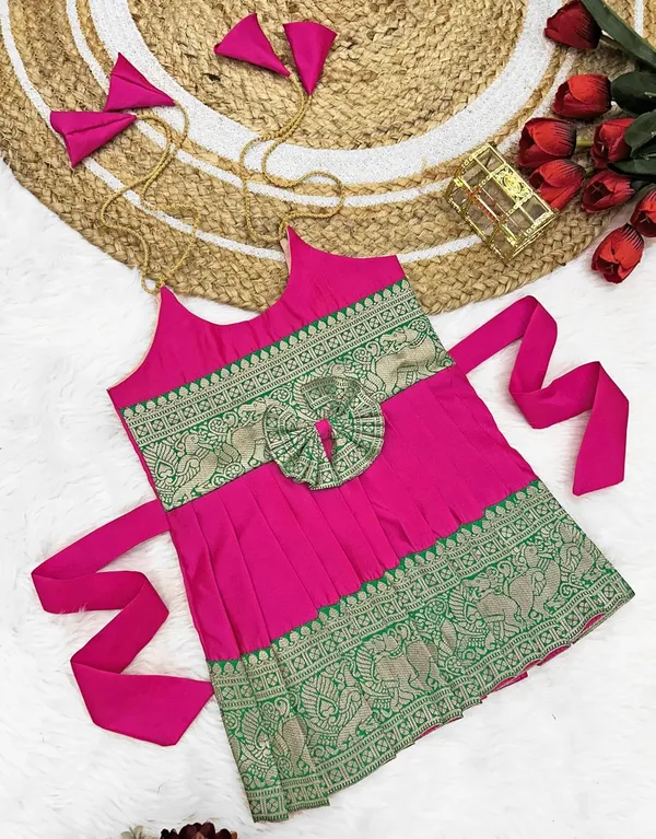 Feliz_The_Designer_Studio_South_Indian_Traditional_Pattu_Pavadai_Tapeta_Silk_Frock_Dress_For_Baby_Girls