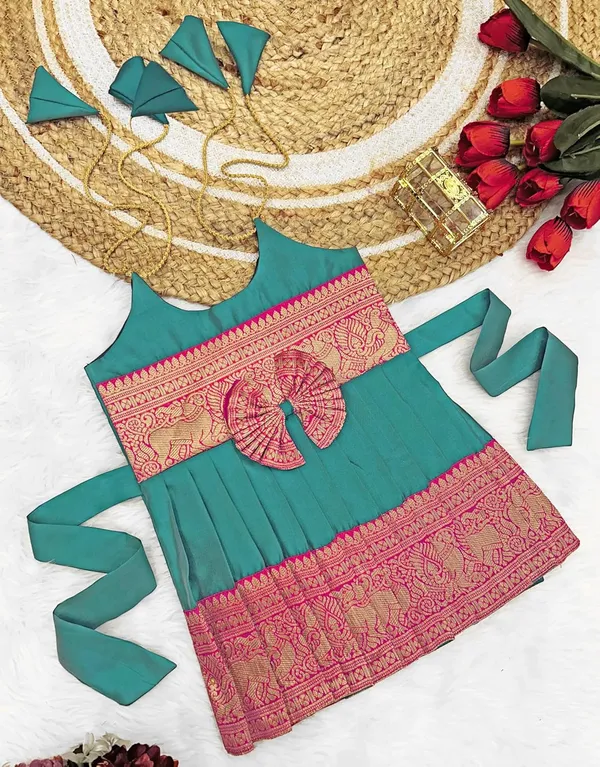 Feliz_The_Designer_Studio_South_Indian_Traditional_Pattu_Pavadai_Tapeta_Silk_Frock_Dress_For_Baby_Girls