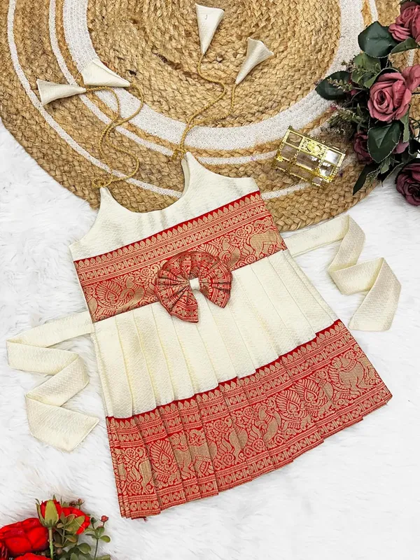 Feliz_The_Designer_Studio_Baby_Girls_South_Indian_Traditional_Pattu_Pavadai_Tapeta_Silk_Frock_Dress