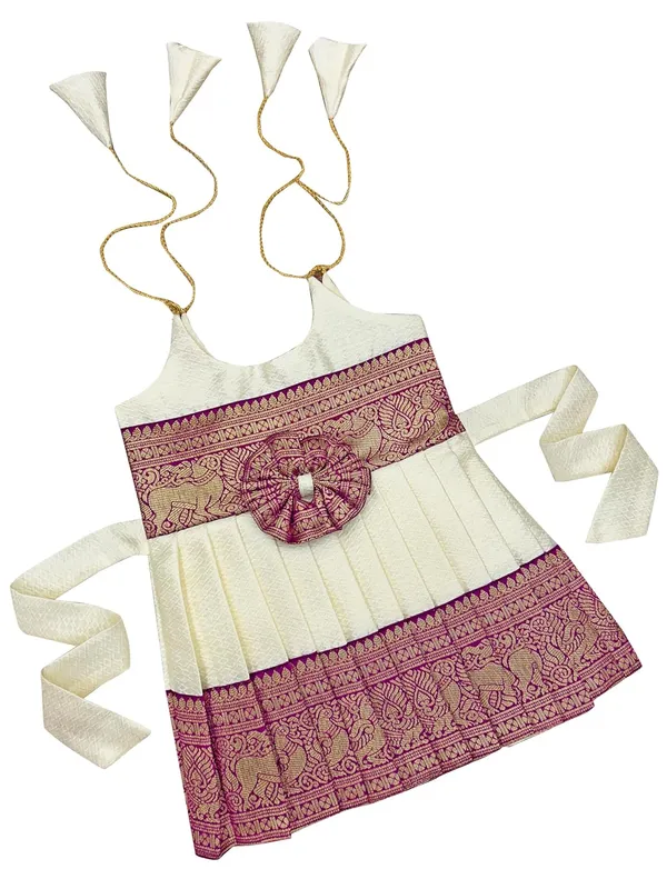 Feliz_The_Designer_Studio_Baby_Girls_South_Indian_Traditional_Pattu_Pavadai_Tapeta_Silk_Frock_Dress