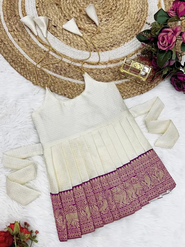 Feliz_The_Designer_Studio_Baby_Girls_South_Indian_Traditional_Pattu_Pavadai_Tapeta_Silk_Frock_Dress