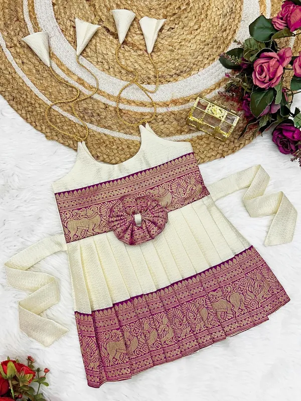 Feliz_The_Designer_Studio_Baby_Girls_South_Indian_Traditional_Pattu_Pavadai_Tapeta_Silk_Frock_Dress