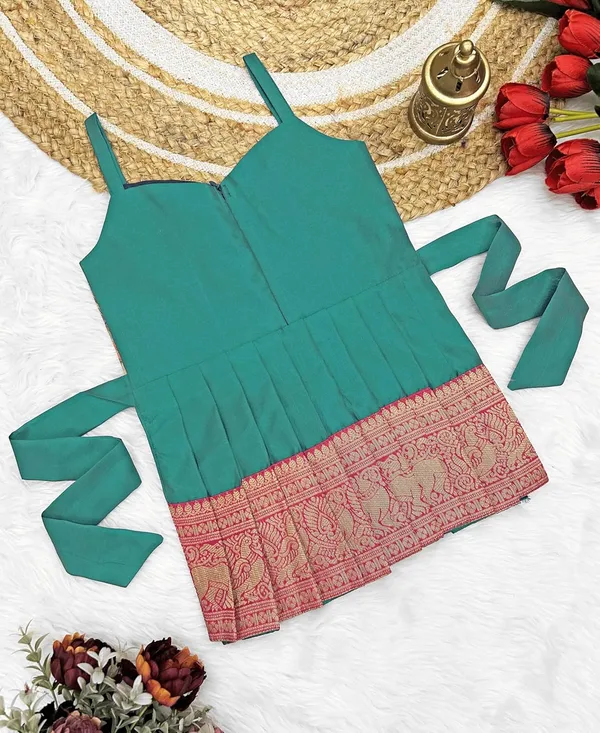 Baby_Girls_Pattu_Pavadai_Frock_Dress_For_Kids
