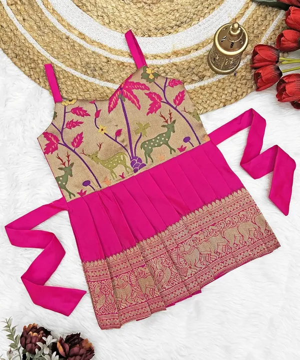 Baby_Girls_Pattu_Pavadai_Frock_Dress_For_Kids