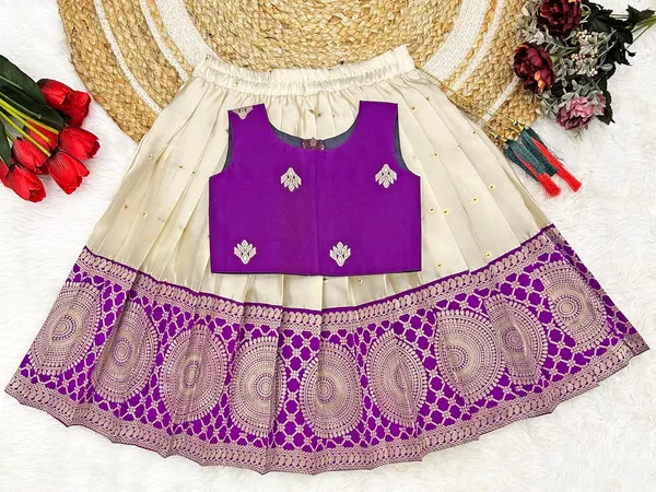 Feliz_The_Designer_Studio_Baby_Girls_South_Indian_Traditional_Pattu_Pavadai_Tapeta_Silk_Lehenga_Choli_Dress