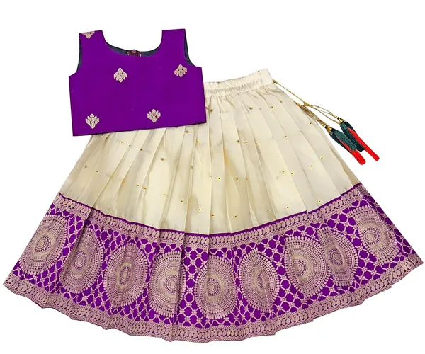 Feliz_The_Designer_Studio_Baby_Girls_South_Indian_Traditional_Pattu_Pavadai_Tapeta_Silk_Lehenga_Choli_Dress