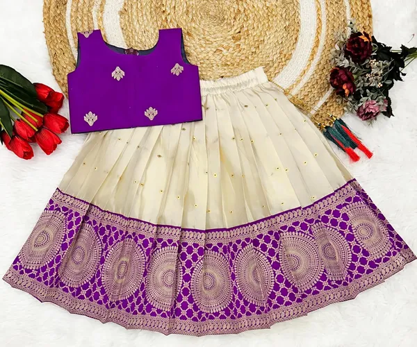 Feliz_The_Designer_Studio_Baby_Girls_South_Indian_Traditional_Pattu_Pavadai_Tapeta_Silk_Lehenga_Choli_Dress