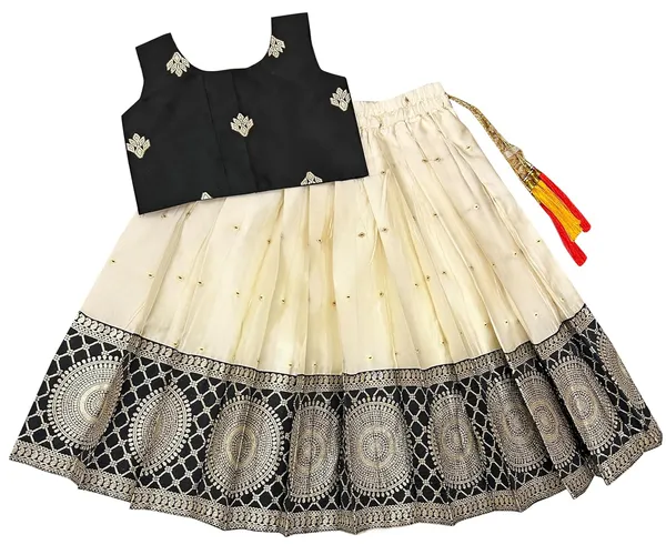 Feliz_The_Designer_Studio_Baby_Girls_South_Indian_Traditional_Pattu_Pavadai_Tapeta_Silk_Lehenga_Choli_Dress