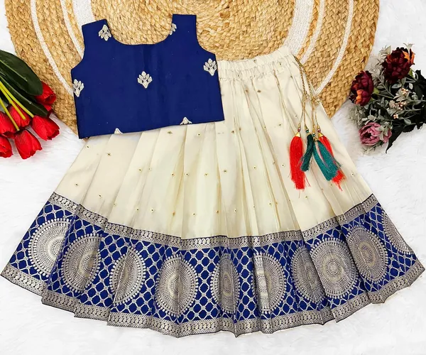 Feliz_The_Designer_Studio_Baby_Girls_South_Indian_Traditional_Pattu_Pavadai_Tapeta_Silk_Lehenga_Choli_Dress