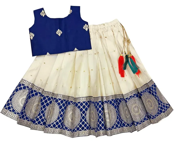 Feliz_The_Designer_Studio_Baby_Girls_South_Indian_Traditional_Pattu_Pavadai_Tapeta_Silk_Lehenga_Choli_Dress