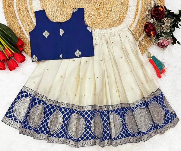 Feliz_The_Designer_Studio_Baby_Girls_South_Indian_Traditional_Pattu_Pavadai_Tapeta_Silk_Lehenga_Choli_Dress