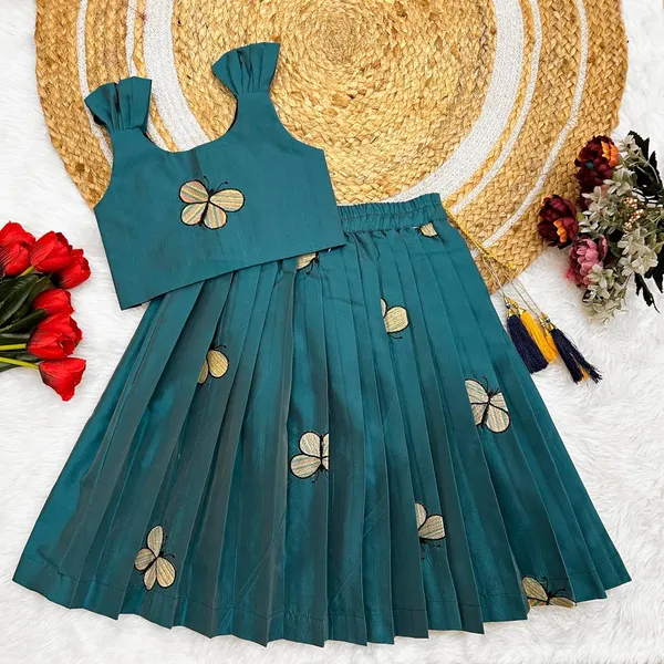 Feliz_The_Designer_Studio_Baby_Girls_South_Indian_Readymade_Traditional_Jeaqurd_Pattu_Pavadai_Tapeta_Silk_Lehenga_Choli_Dress