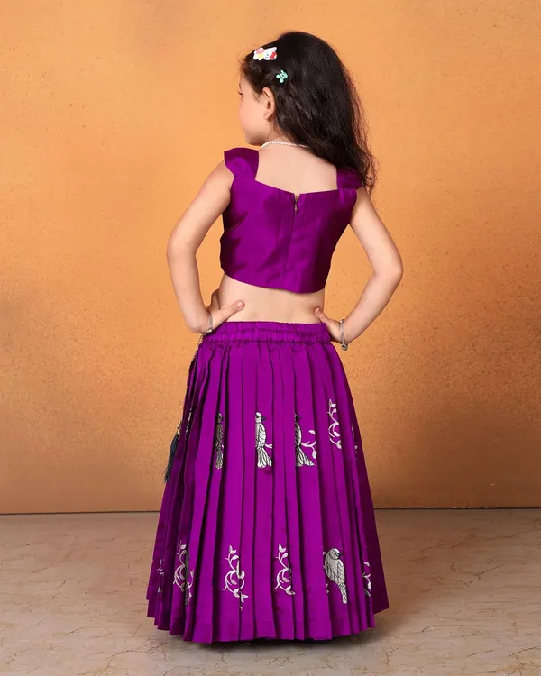 Baby_Girl_S_Flared_Cotton_Silk_Sleeveless_Lehenga_Choli_Set_Pattu_Pavadai_For_Kids_Girl_S