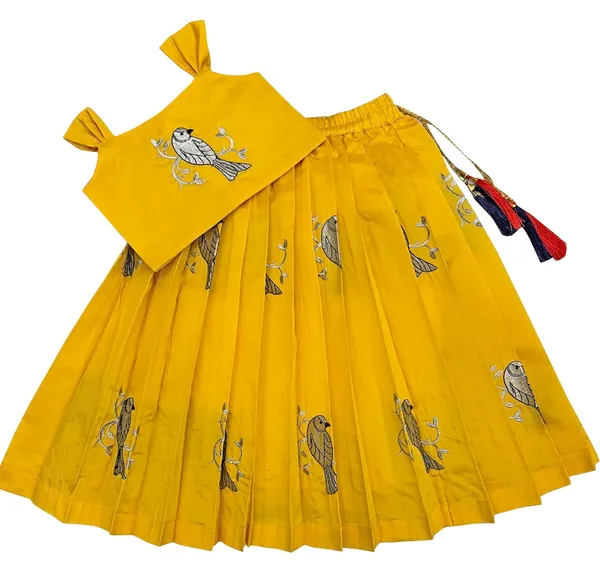 Feliz_The_Designer_Studio_Baby_Girl_S_Flared_Cotton_Silk_Sleeveless_Lehenga_Choli_Set_Pattu_Pavadai_For_Kids_Girl_S