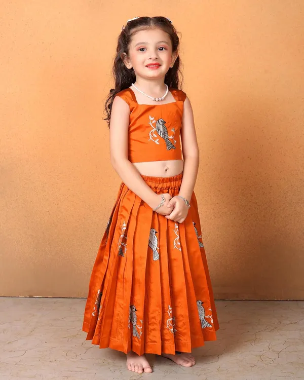 Baby_Girl_S_Flared_Cotton_Silk_Sleeveless_Lehenga_Choli_Set_Pattu_Pavadai_For_Kids_Girl_S